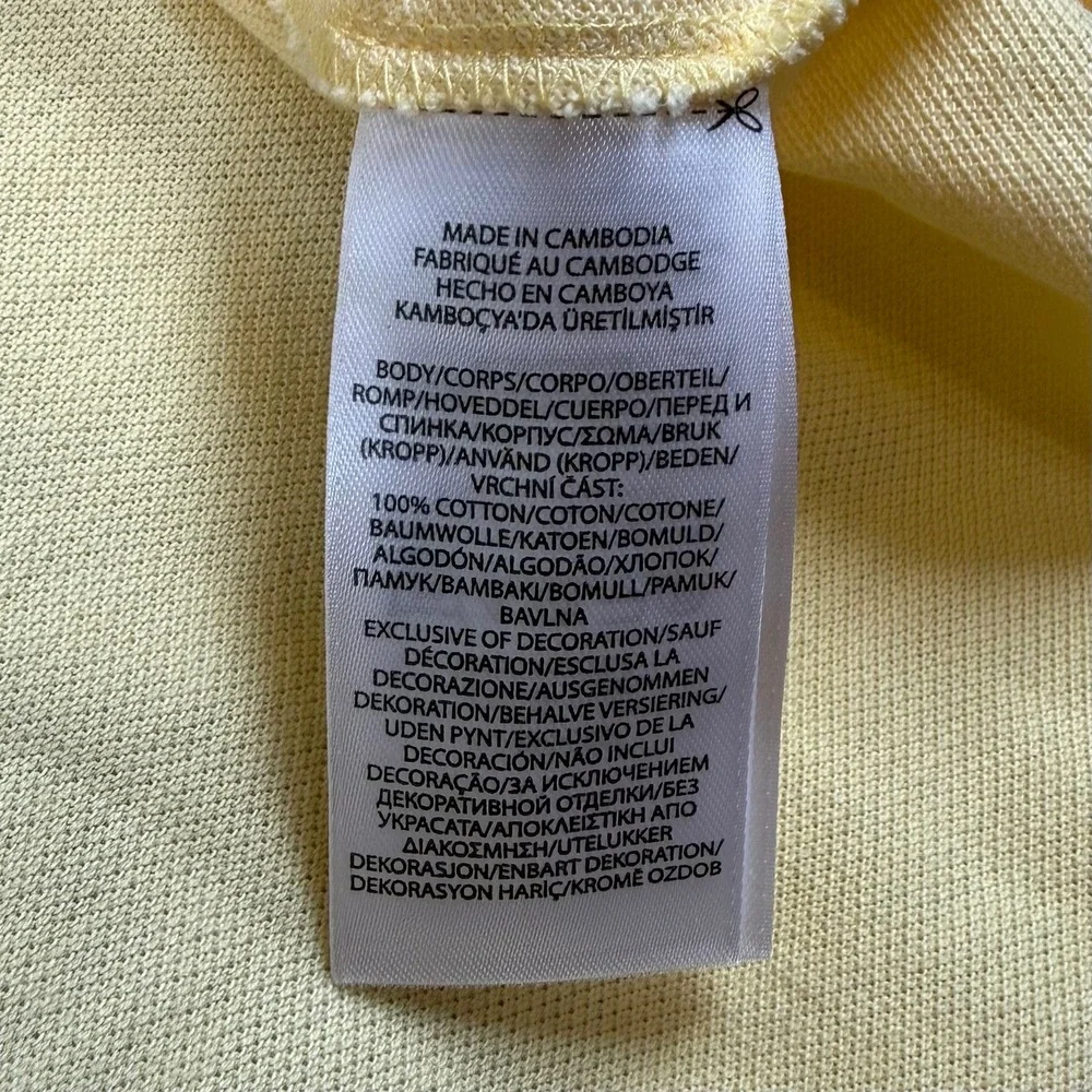 NEW Polo Ralph Lauren Mens 2XLT Yellow Cotton Mesh Short Sleeve Polo Shirt